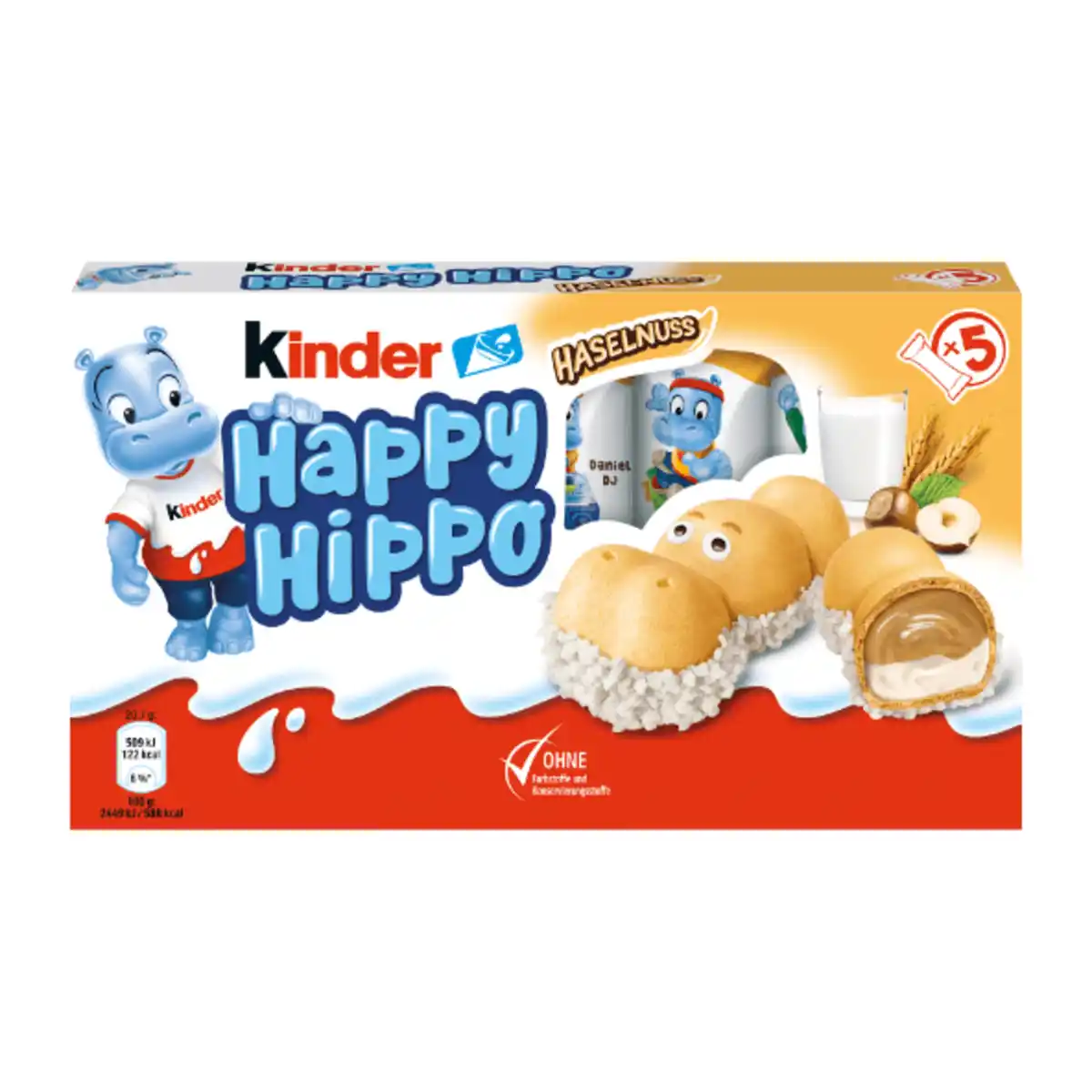 Bild 1 von FERRERO Kinder Happy Hippo Haselnuss 103,5g