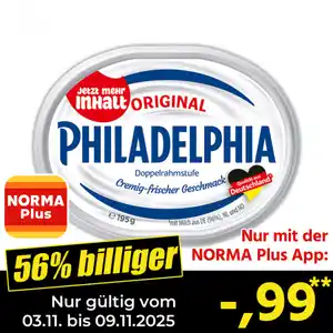 Philadelphia Frischkäsezubereitung