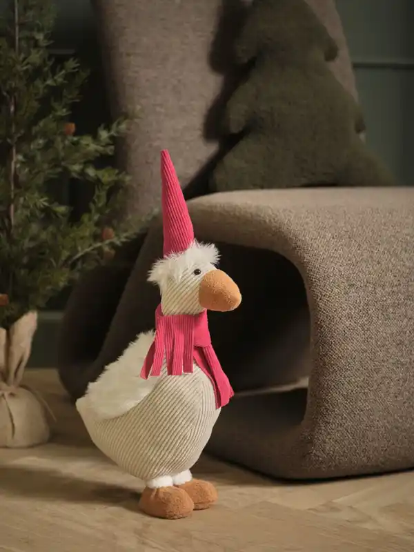 Bild 2 von Gans VILI H48cm off-white/rot