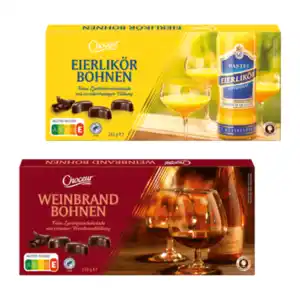 CHOCEUR Eierlikör- / Weinbrandbohnen