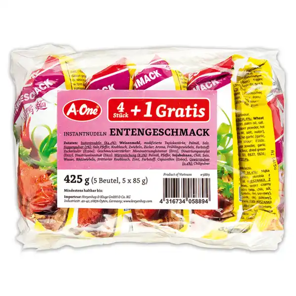 Bild 2 von A-One Instant Nudelsuppe