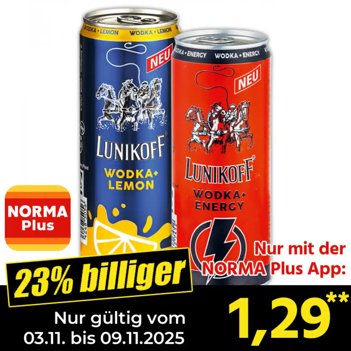 Bild 1 von Lunikoff Wodka-Mix-Getränke