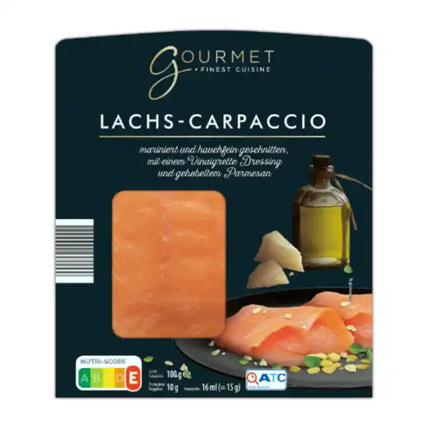Bild 1 von GOURMET FINEST CUISINE Lachs-Carpaccio 125g