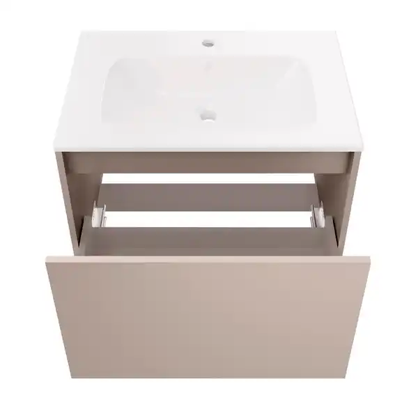 Bild 3 von FACKELMANN Waschplatz-Set »Compact Line«, BxHxT: 710 x 515 x 465 mm, Kaschmir grau