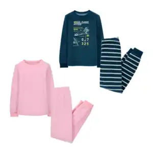 L&D Velours-Kinder-Pyjama