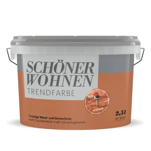 Bild 1 von SCHÖNER WOHNEN FARBE Dispersionsfarbe »Trendfarbe«, Arizona, matt, 2,5 l