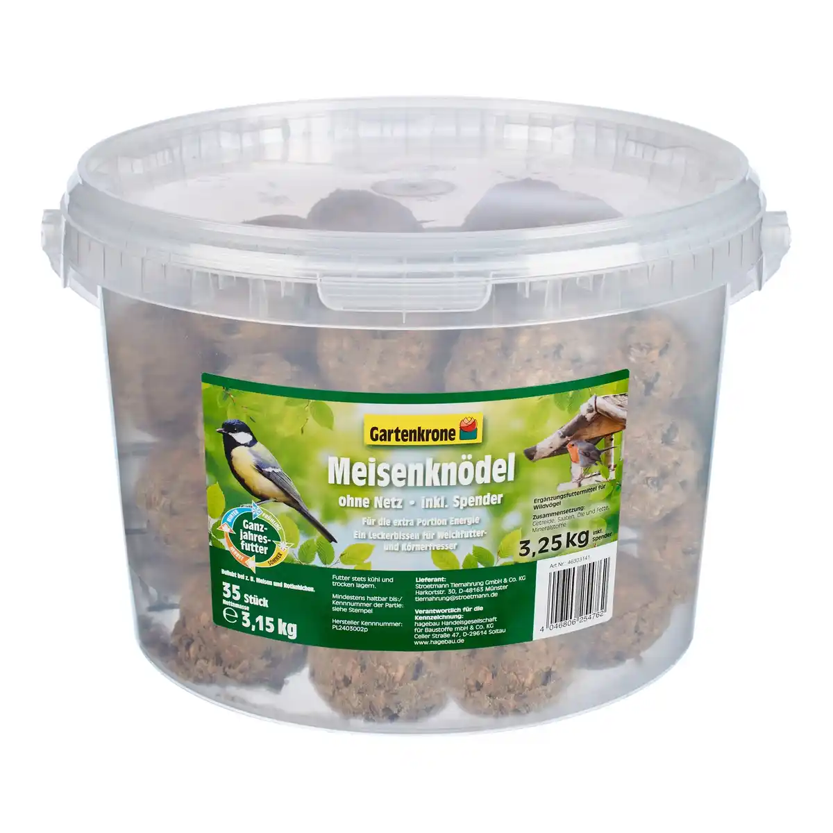 Bild 2 von Gartenkrone Meisenknödel, 35 Stk., mit Spender