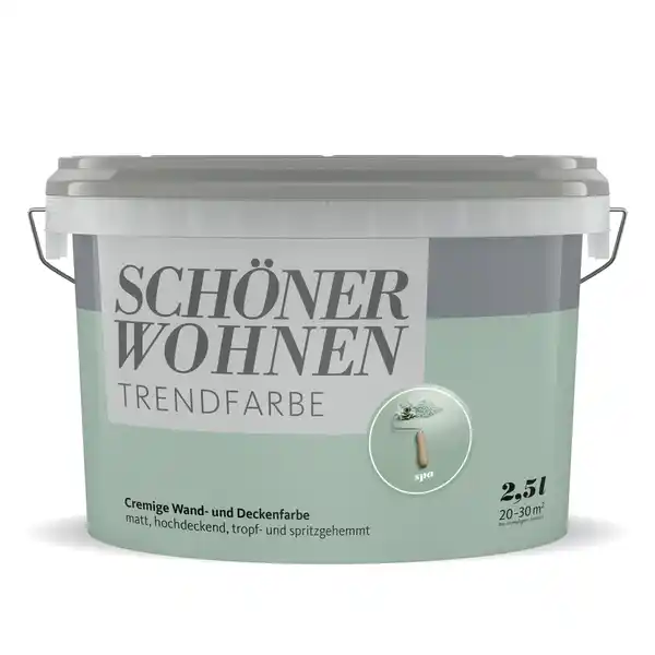 Bild 1 von SCHÖNER WOHNEN FARBE Dispersionsfarbe »Trendfarbe«, Spa, matt