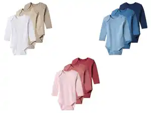 lupilu® Baby Bodys, 3 Stück