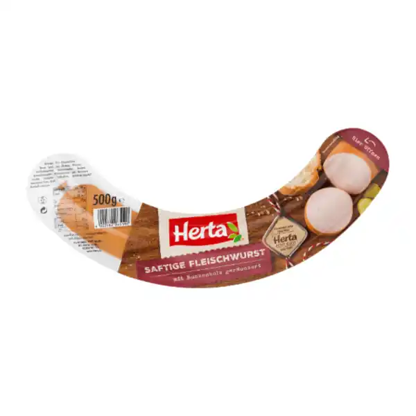 Bild 2 von HERTA Fleischwurst 500g