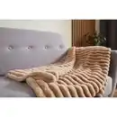 Bild 2 von ANDIAMO Kissen »Helen«, LxB: 45 x 45 cm, Polyester, taupe