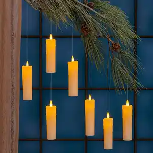 Luca Lighting LED-Kerze, 6 Stück, ØxH: 5 x 20 cm, schwebend, warmweiß, inkl. Fernbedienung