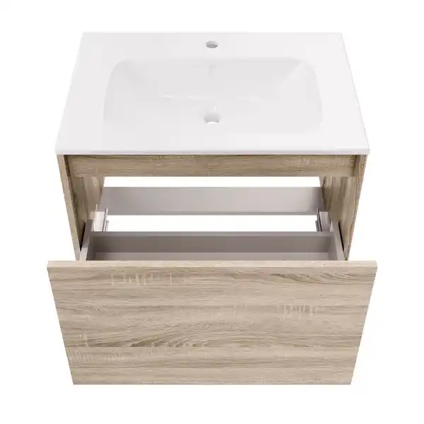 Bild 2 von FACKELMANN Waschplatz-Set »Compact Line«, BxHxT: 710 x 515 x 465 mm, Sonoma-Eiche
