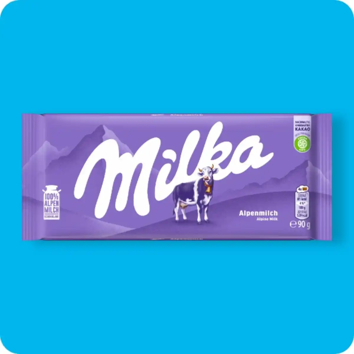 Bild 1 von MILKA Tafelschokolade, Verschiedene Sorten