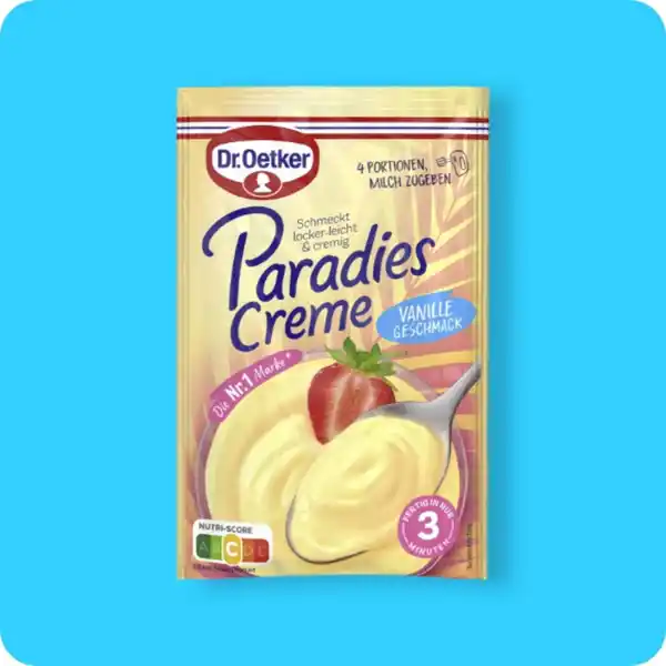 Bild 1 von DR. OETKER Paradiescreme, Vanille-Geschmack