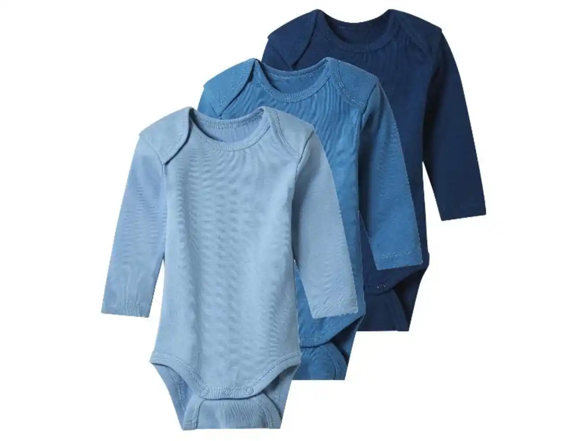 Bild 2 von lupilu® Baby Bodys, 3 Stück