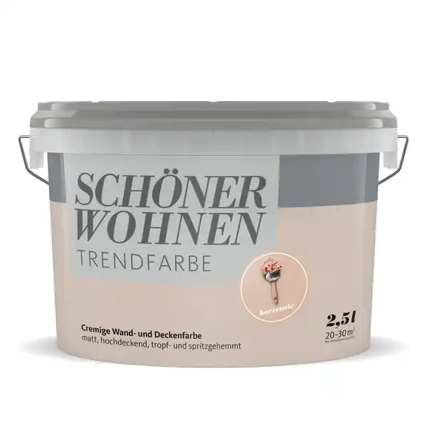 Bild 1 von SCHÖNER WOHNEN FARBE Dispersionsfarbe »Trendfarbe«, Hortensie, matt