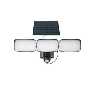 CASAYA Solar-Außenleuchte »Gesla«, 1100 lm, 11 W, 4000K, schwarz
