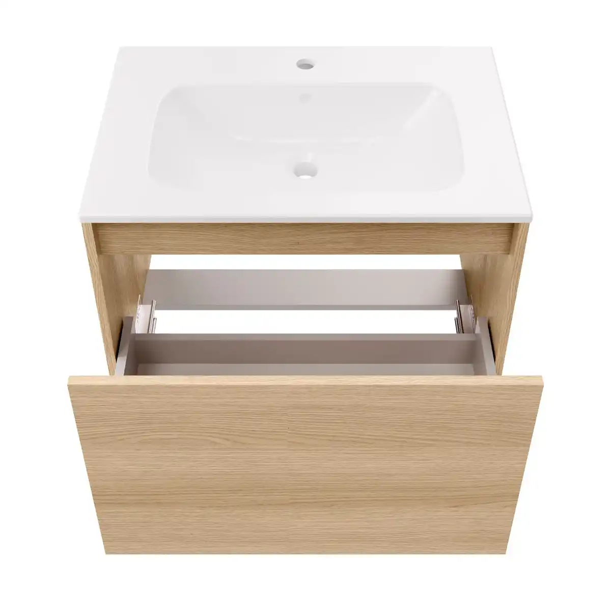 Bild 4 von FACKELMANN Waschplatz-Set »Compact Line«, BxHxT: 710 x 515 x 465 mm, Lindberg-Eiche