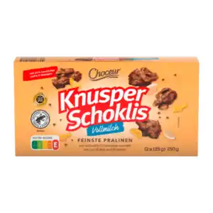 CHOCEUR Knusper-Schoklis Vollmilch 250g