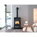 Bild 2 von accente Kaminofen »Arango«, grau, Stahl, 7 kW