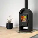Bild 2 von accente Kaminofen »Magna 3.0«, 7 kW, Stahl, schwarz