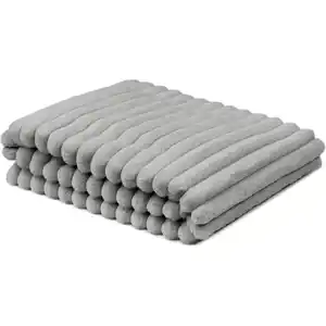 ANDIAMO Decke »Helen«, BxL: 130 x 180 cm, Polyester, grau