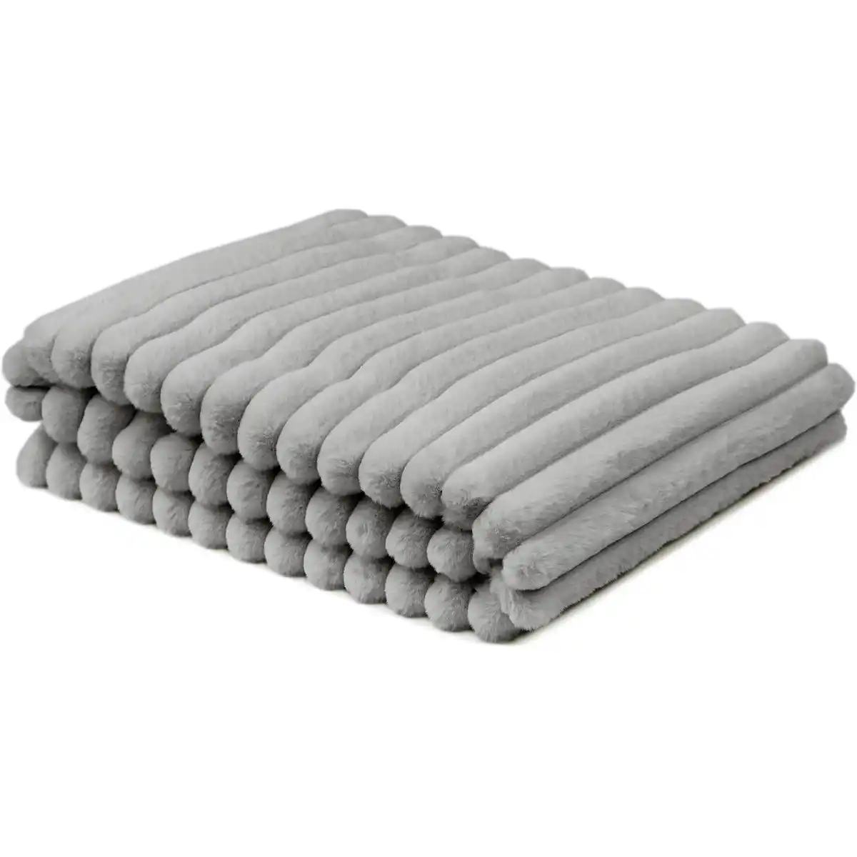 Bild 1 von ANDIAMO Decke »Helen«, BxL: 130 x 180 cm, Polyester, grau