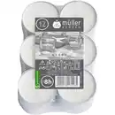 Bild 1 von Maxi-Teelichter, 12er-Pack, weiß