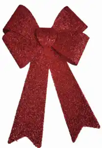 Geschenk/Weihnachtsschleife rot 30,5x40cm o.G