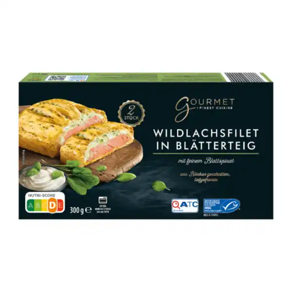 Bild 3 von GOURMET FINEST CUISINE Wildlachsfilet in Blätterteig 300g