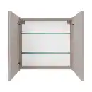 Bild 3 von FACKELMANN Spiegelschrank »Compact Line«, BxHxT: 700 x 680 x 156 mm, Kaschmir grau