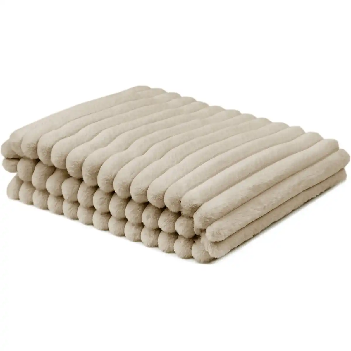 Bild 1 von ANDIAMO Decke »Helen«, BxL: 130 x 180 cm, Polyester, taupe