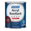 Bild 1 von RENOVO Acryl-Buntlack, weinrot RAL 3005, glänzend, 0,75l