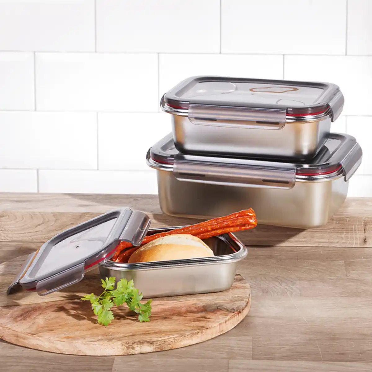 Bild 1 von Steuber Edelstahl-Frischhaltedose