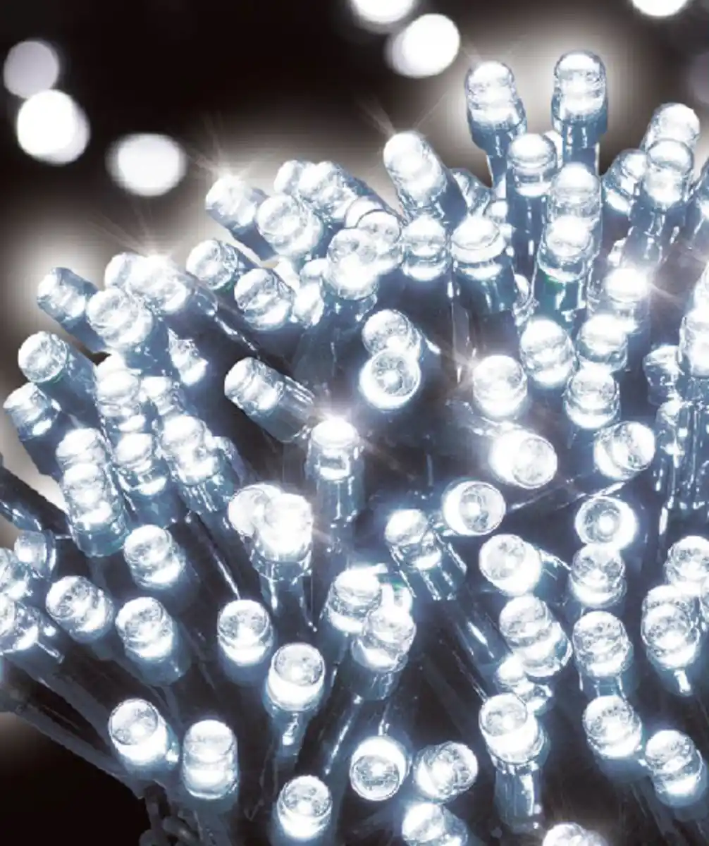 Bild 1 von 200er Lichterkette kwLEDs 8 Funk IP44 NT