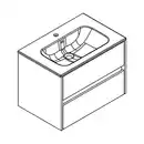 Bild 4 von FACKELMANN Waschplatz-Set »Compact Line«, BxHxT: 710 x 515 x 465 mm, Kaschmir grau
