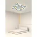 Bild 2 von CASAYA LED-Deckenleuchte »Pernilla«, 40 W, 4500 lm, 3D-Effekt, Metall/Kunststoff, weiß