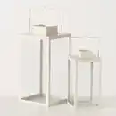 Bild 1 von Deko-Laterne »Whitecoast«, 2-teilig, Höhe: 24,5 und 34 cm, Metall, creme