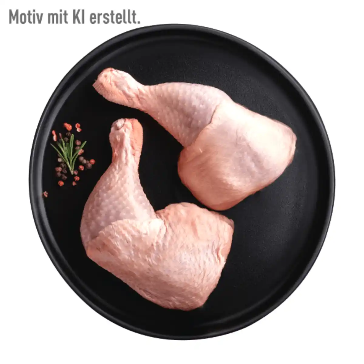 Bild 1 von MEINE METZGEREI Hähnchenschenkel mit Rückenstück 100g