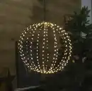 Bild 1 von Metallball faltbar 31,5cm 280LEDww Timer IP44 NT