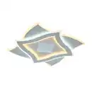 Bild 1 von CASAYA LED-Deckenleuchte »Pernilla«, 40 W, 4500 lm, 3D-Effekt, Metall/Kunststoff, weiß