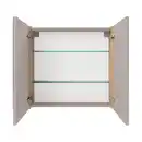 Bild 2 von FACKELMANN Spiegelschrank »Compact Line«, BxHxT: 700 x 680 x 156 mm, Lindberg-Eiche