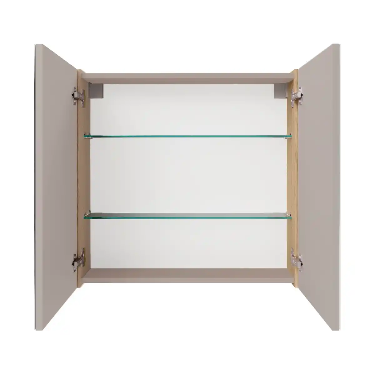 Bild 2 von FACKELMANN Spiegelschrank »Compact Line«, BxHxT: 700 x 680 x 156 mm, Lindberg-Eiche