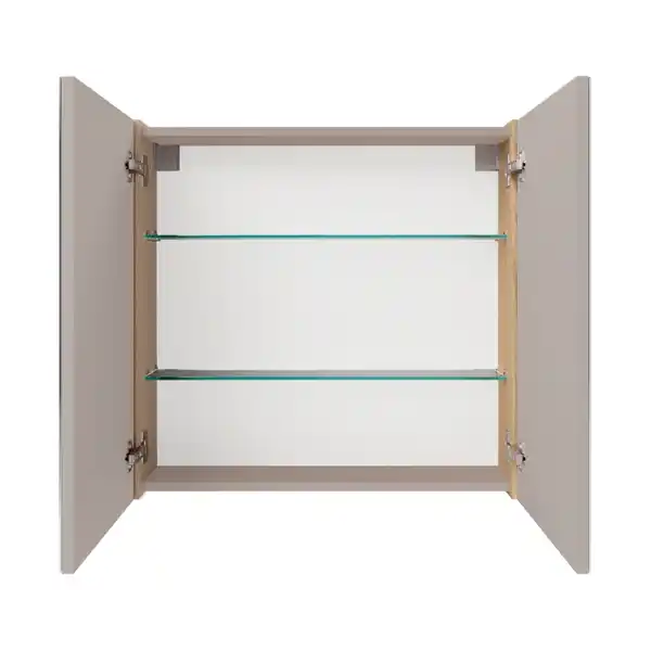Bild 2 von FACKELMANN Spiegelschrank »Compact Line«, BxHxT: 700 x 680 x 156 mm, Lindberg-Eiche