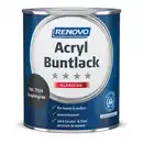 Bild 1 von RENOVO Acryl-Buntlack, graphitgrau RAL 7024, glänzend, 0,75l