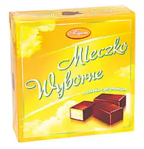 Schaumzuckerwarenkonfekt mit Zitronengeschmack in Schokolade...