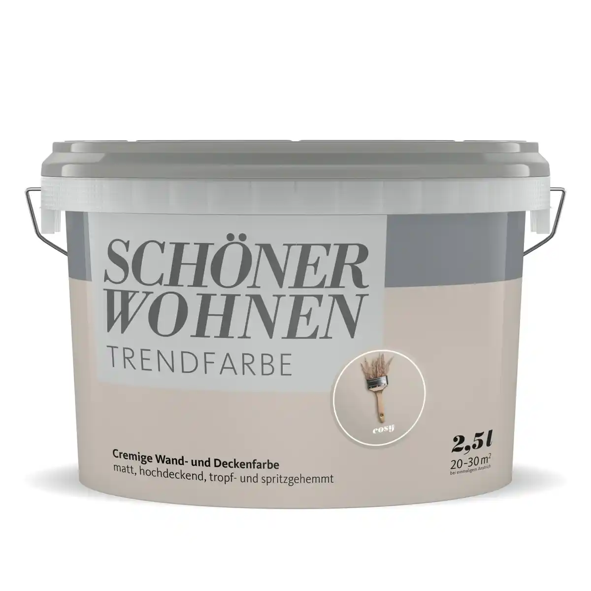 Bild 1 von SCHÖNER WOHNEN FARBE Wand- und Deckenfarbe »Trendfarben«, cosy, 2,5l