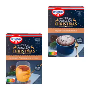 DR. OETKER Winter-Sortiment