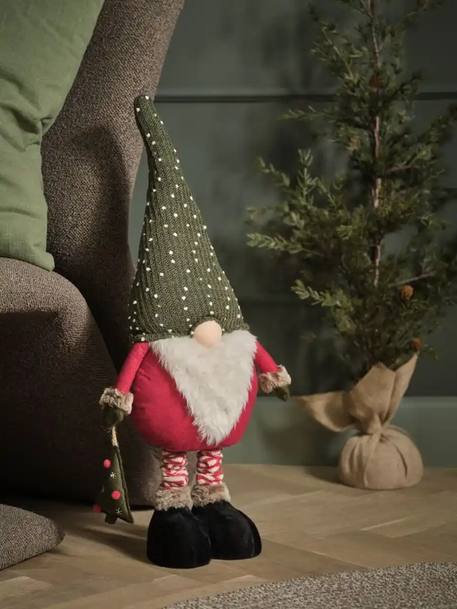 Bild 2 von Weihnachtswichtel KULDE H60cm bewegliche Beine